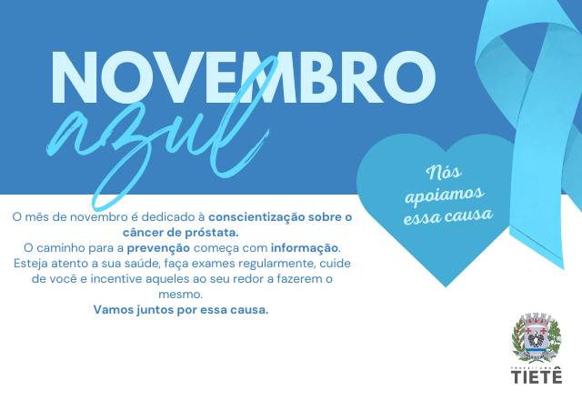 NOVEMBRO AZUL!