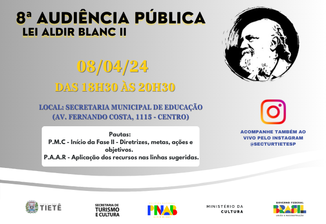 8ª AUDIÊNCIA PÚBLICA - LEI ALDIR BLANC ||