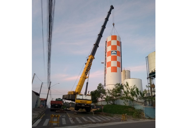 COHAB recebe Instalação de Novo Reservatório de Água