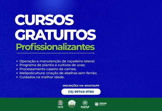 Atualize seu currículo profissional com cursos gratuitos disponíveis à população.