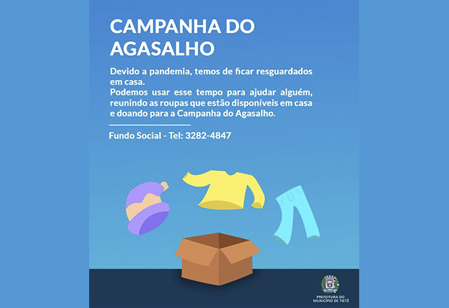 Fundo Social inicia Campanha do Agasalho 2020