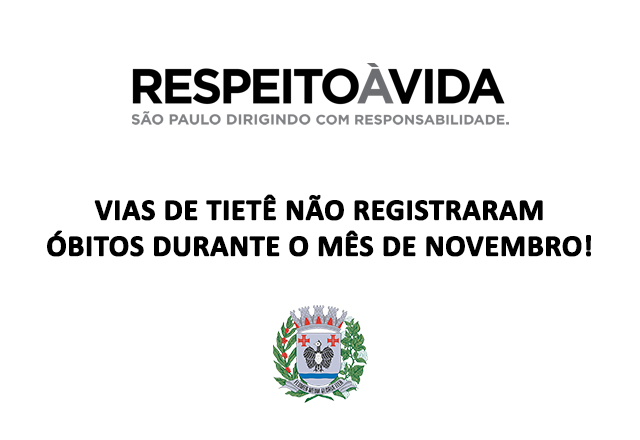 Vias de Tietê não registraram óbitos durante o mês de novembro