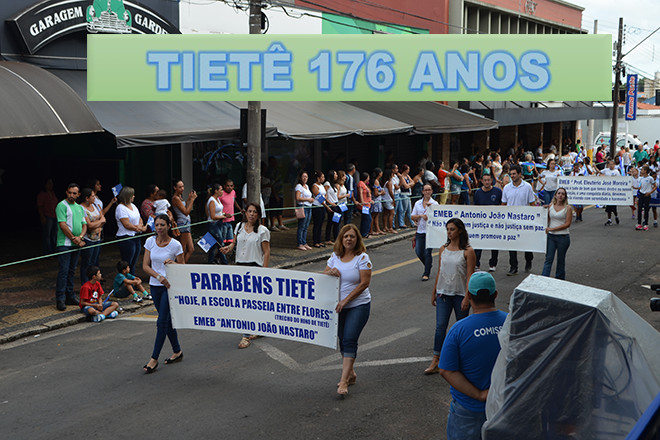 Prefeitura realiza Desfile em comemoração ao aniversário de Tietê
