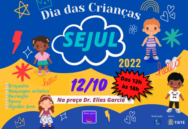 Venha participar de um dia recheado de muita brincadeira e diversão!