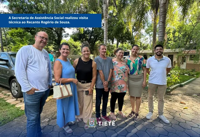 A Secretaria de Assistência Social realizou visita técnica ao Recanto Rogério de Souza.