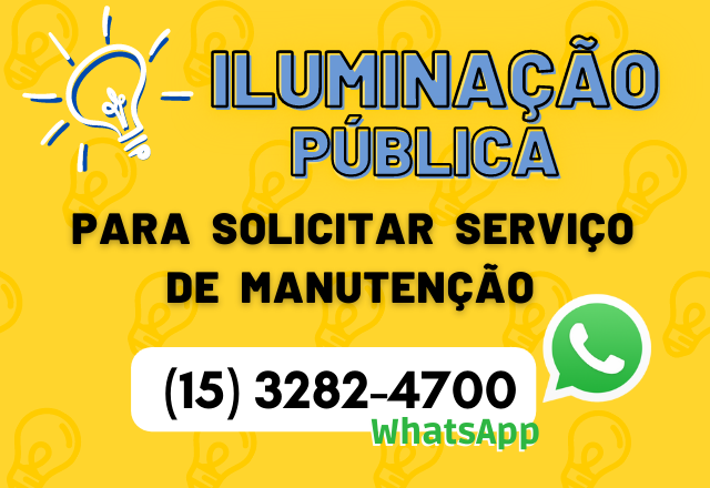 ILUMINAÇÃO PÚBLICA - SERVIÇO DE MANUTENÇÃO