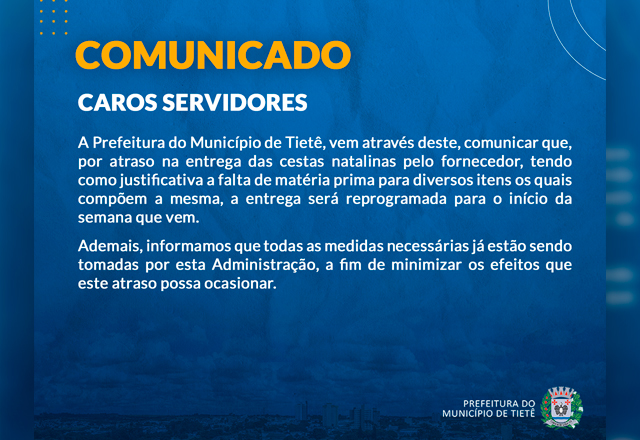 COMUNICADO