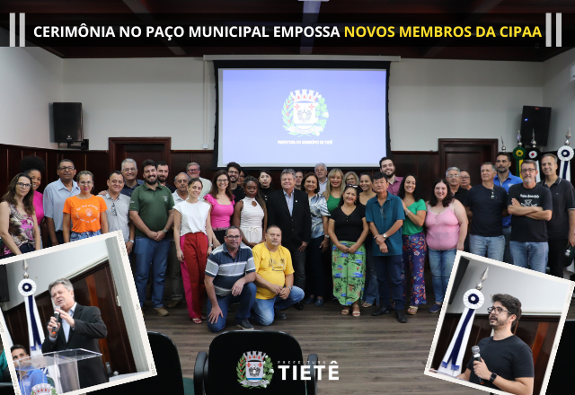 CERIMÔNIA EMPOSSA NOVOS MEMBROS DA CIPAA