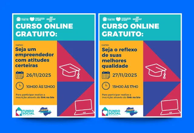 Tietê recebe cursos gratuitos do Programa Caminho da Capacitação em parceria com o Sebrae