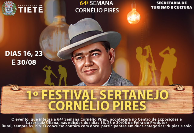 1ª FESTIVAL SERTANEJO - CORNÉLIO PIRES
