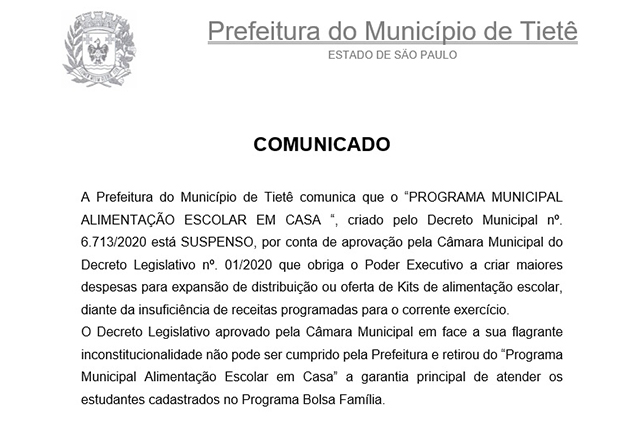 Comunicado