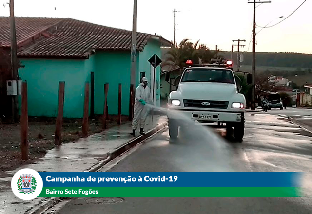 Equipe da Secretaria de Serviços segue dando continuidade na desinfecção dos locais públicos