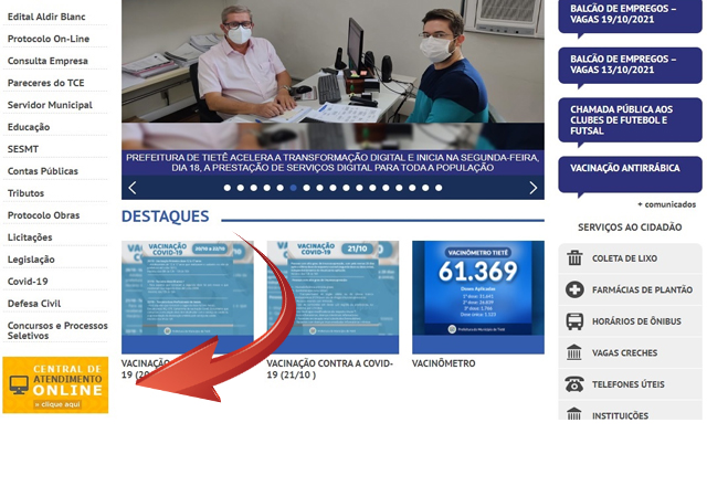 MODERNIZAÇÃO, MAIOR TRANSPARÊNCIA E AGILIDADE NOS SERVIÇOS PÚBLICOS MARCAM O INÍCIO DA PRESTAÇÃO DE SERVIÇOS DIGITAIS DA PREFEITURA DE TIETÊ À POPULAÇÃO