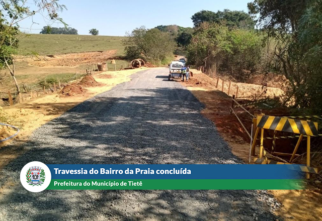 Travessia do Bairro da Praia concluída