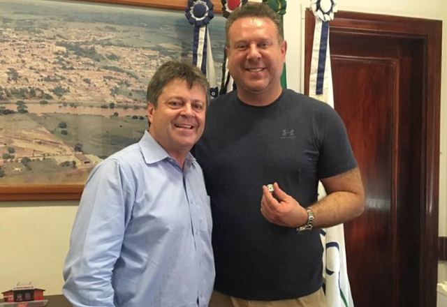 Prefeito e Presidente eleito da Câmara se reúnem em gabinete