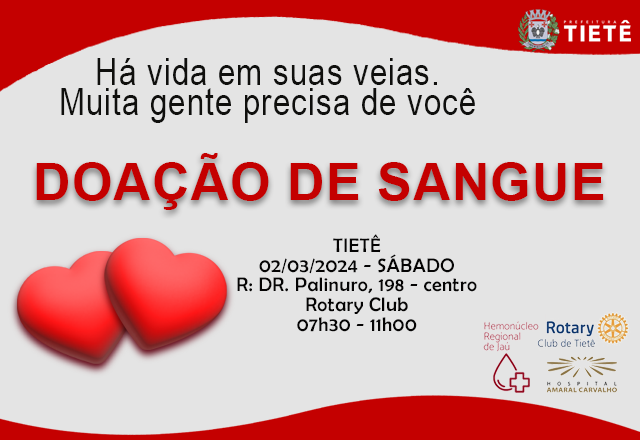 DOAÇÃO DE SANGUE
