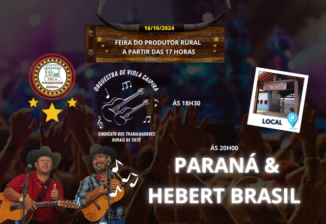 FEIRA DO PRODUTOR RURAL - 16/10