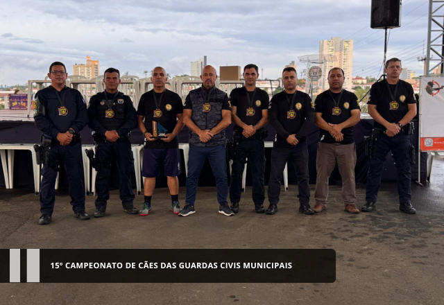 15º Campeonato de Cães das guardas civis municipais