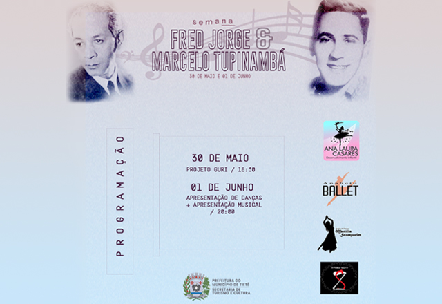 Semana Fred Jorge & Marcelo Tupinambá começa nesta Quinta-feira