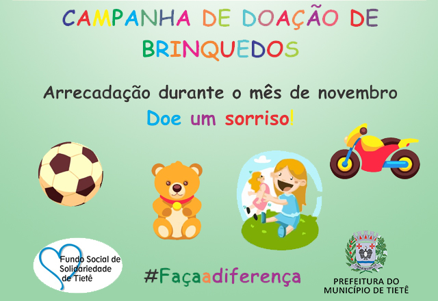 Fundo Social realiza Arrecadação de Brinquedos