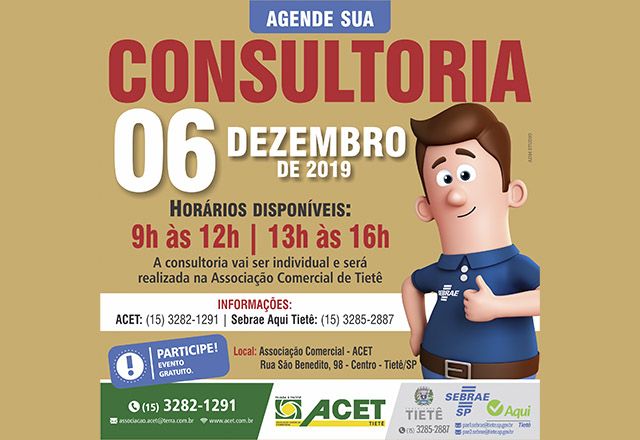 SEBRAE Móvel estará em Tietê no dia 06 de dezembro