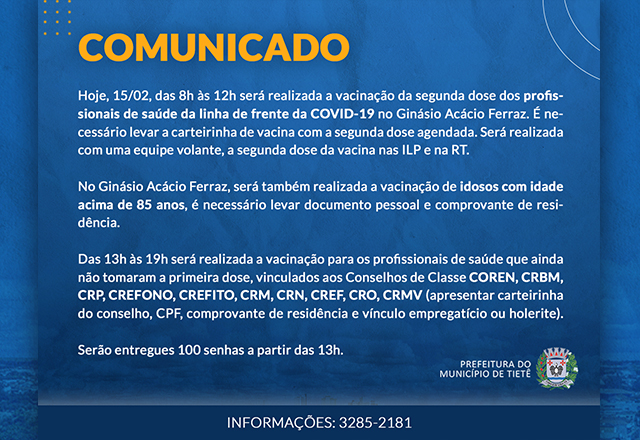 Vacinação contra a COVID-19