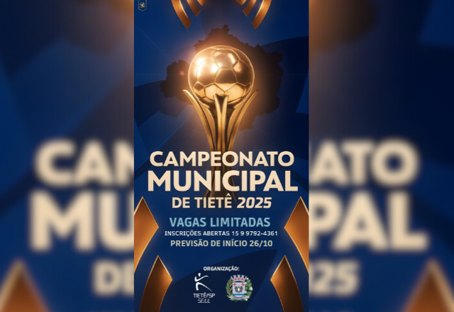 Campeonato Municipal de Tietê 2025