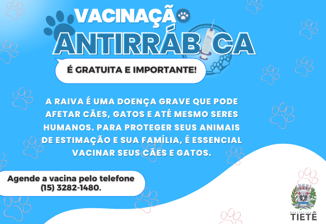 VACINAÇÃO ANTIRRÁBICA