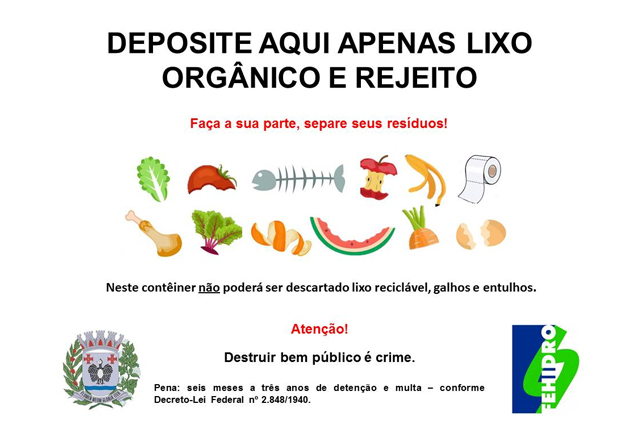 PREFEITURA INICIA DISTRIBUIÇÃO DE CONTÊINERES PARA DESCARTE DE LIXO ORGÂNICO