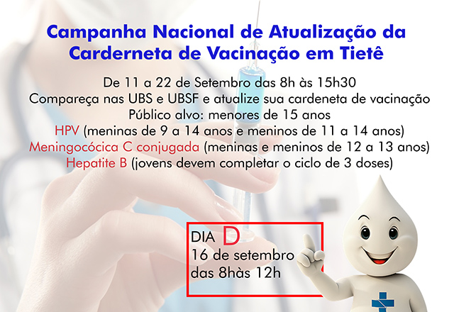 Multicampanha de vacinação é realizada em Tietê