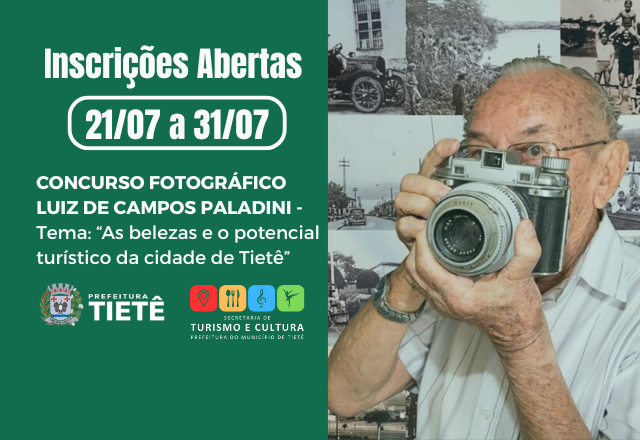 Inscrições Abertas: Concurso Luiz de Campos Paladini