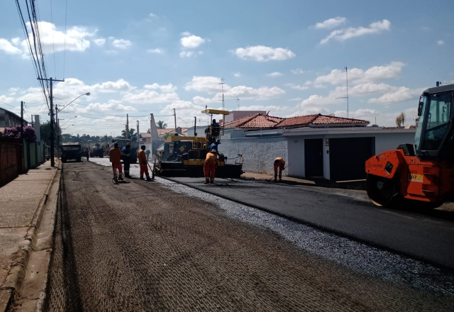 PREFEITURA INICIA O RECAPEAMENTO ASFÁLTICO DE RUAS DO BAIRRO JARDIM BONANZA