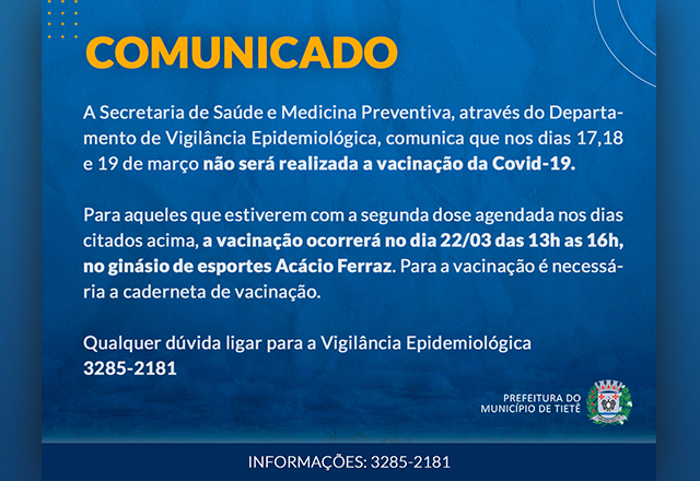 Vacinação contra a Covid-19