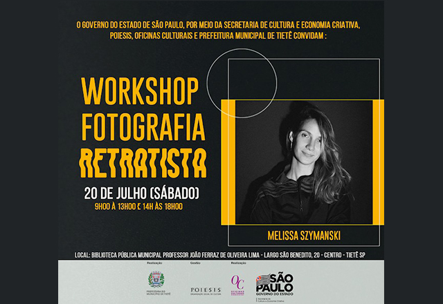 Workshop de Fotografia Retratista tem Inscrições Abertas
