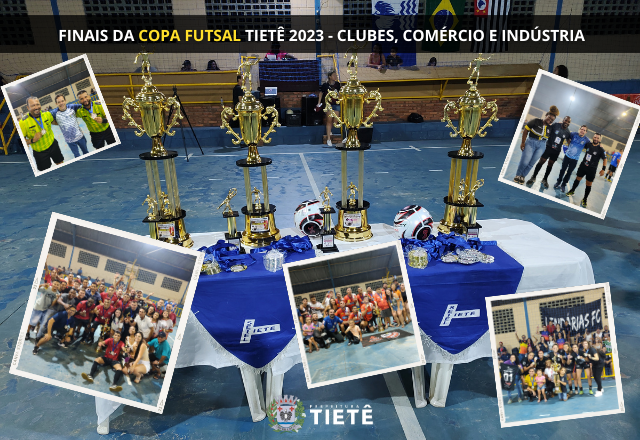 FINAL DA COPA FUTSAL 2023 - CLUBES, COMÉRCIO E INDÚSTRIA