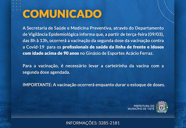 Vacinação contra a Covid-19