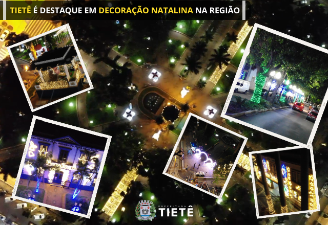 TIETÊ É DESTAQUE EM DECORAÇÃO NATALINA NA REGIÃO