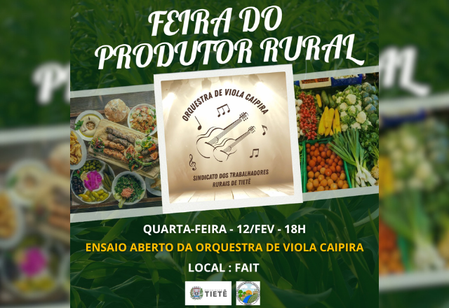 FEIRA DO PRODUTOR RURAL - 12/02/2025