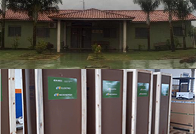 PREFEITURA RECEBE DA ELEKTRO REFRIGERADOR CIENTÍFICO PARA ARMAZENAMENTO DE VACINAS PARA A UBS DO BAIRRO TERRAS DE SANTA MARIA