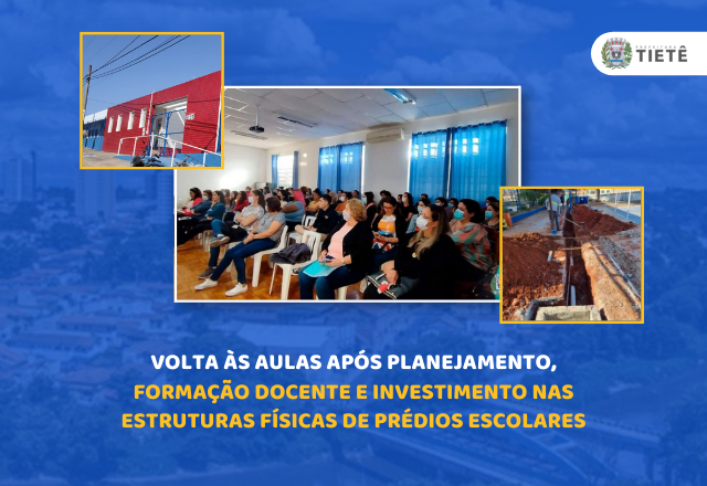 VOLTA ÀS AULAS APÓS PLANEJAMENTO, FORMAÇÃO DOCENTE E INVESTIMENTO NAS ESTRUTURAS FISICAS DE PRÉDIOS ESCOLARES