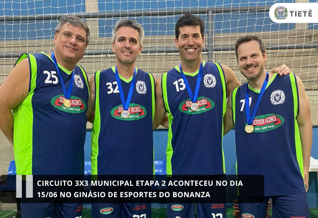 Circuito 3x3 municipal etapa 2 aconteceu no dia 15/06 no ginásio de Esportes do Bonanza