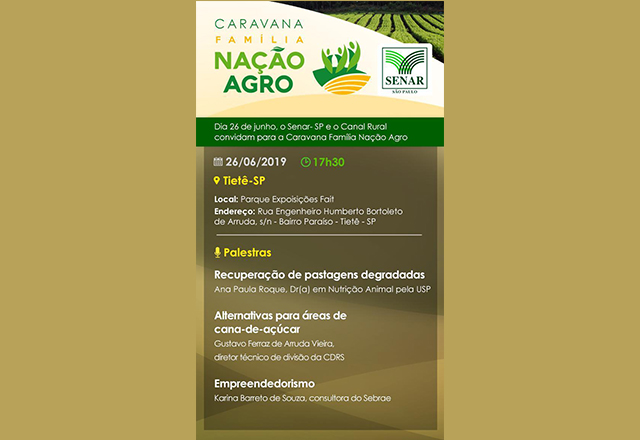 Tietê recebe Caravana Família Nação AGRO