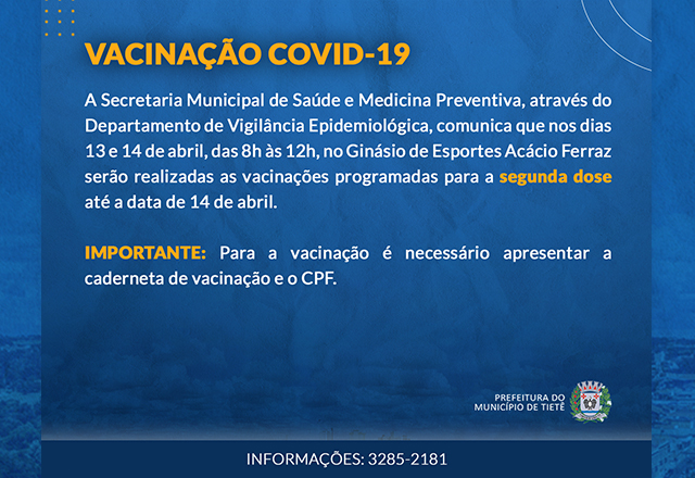 Vacinação contra a Covid-19