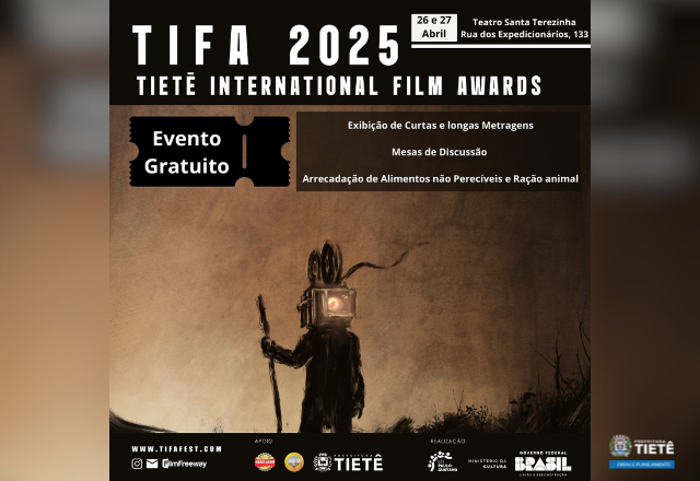 Vem aí o T.I.F.A. – Tietê International Film Awards