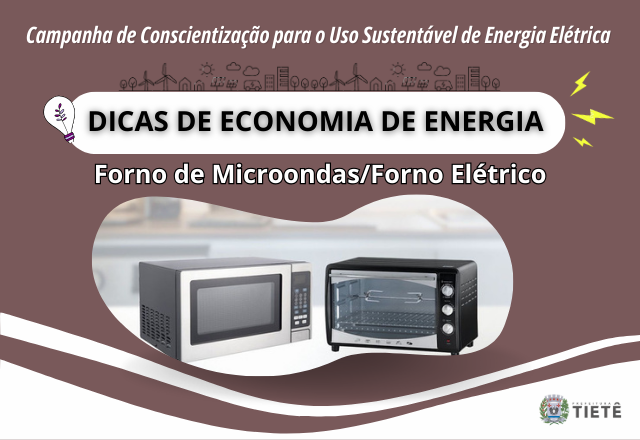 DICAS DE ECONOMIA DE ENERGIA
