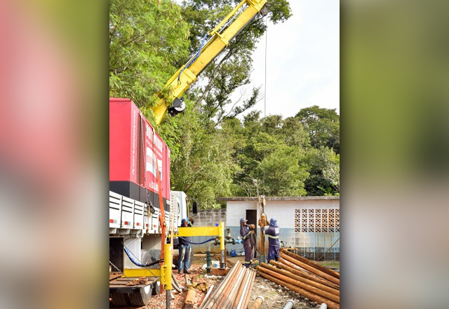SAMAE reforma poço artesiano do Parque dos Lagos.