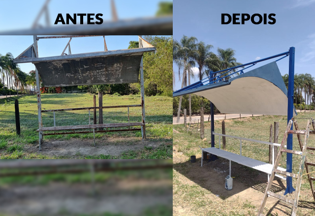 SECRETARIA DE SERVIÇOS REFORMA NOVOS PONTOS DE ÔNIBUS