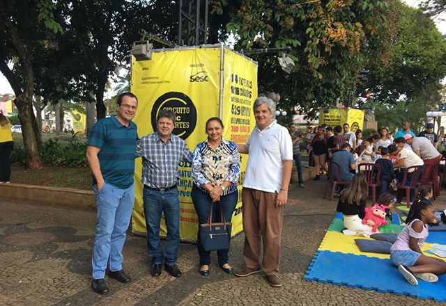 Praça Dr. Elias Garcia recebe Circuito SESC de Artes