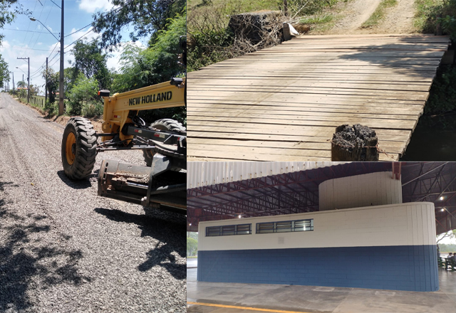 REFORMAS E MANUTENÇÕES NA ESTRADA DO AREIÃO, PONTE DO NOSSA SENHORA DE FÁTIMA E DA RODOVIÁRIA MARCAM AÇÕES DA SECRETARIA DE SERVIÇOS