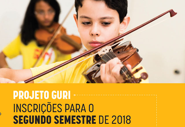 Projeto Guri abre período para matrículas